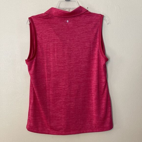 NWT Izod Women's Vibrant Pink Sleeveless Blouse - Picture 5 of 5